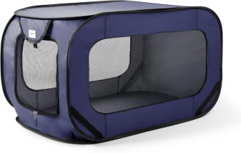 Love's Cabin 36in Portable Dog Bed - Dark Blue