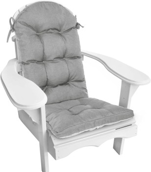 Love's Cabin Adirondack Chair Cushion Set (Grey)