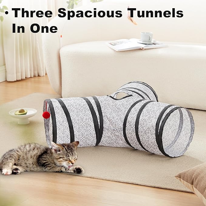 Love's Cabin Cat Tunnel Tube (Gray) (image 2)