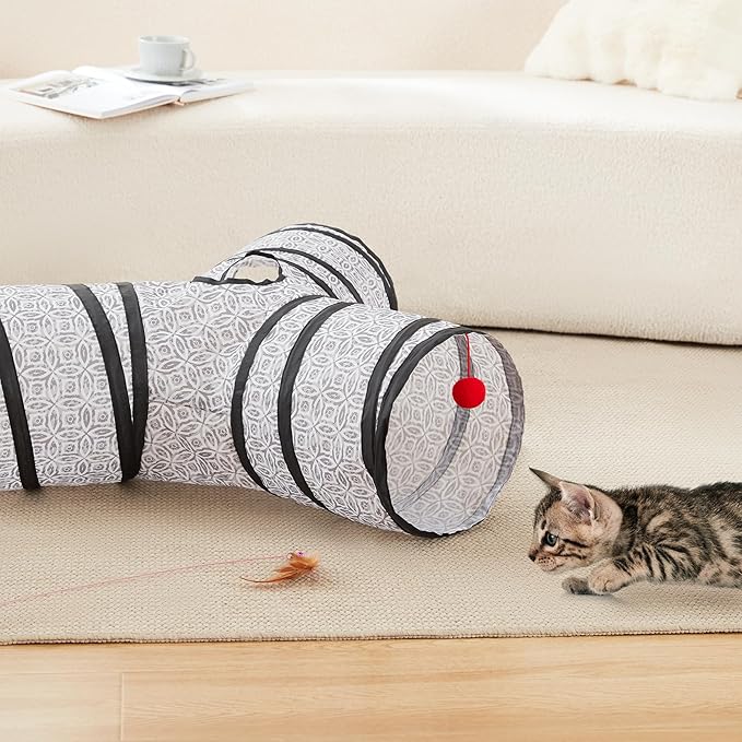Love's Cabin Cat Tunnel Tube (Gray) (image 4)