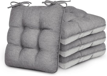 Love's cabin Chair Cushions Set of 4 (Grey)