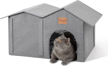 Love's Cabin Outdoor Cat House - Insulated & Weatherproof