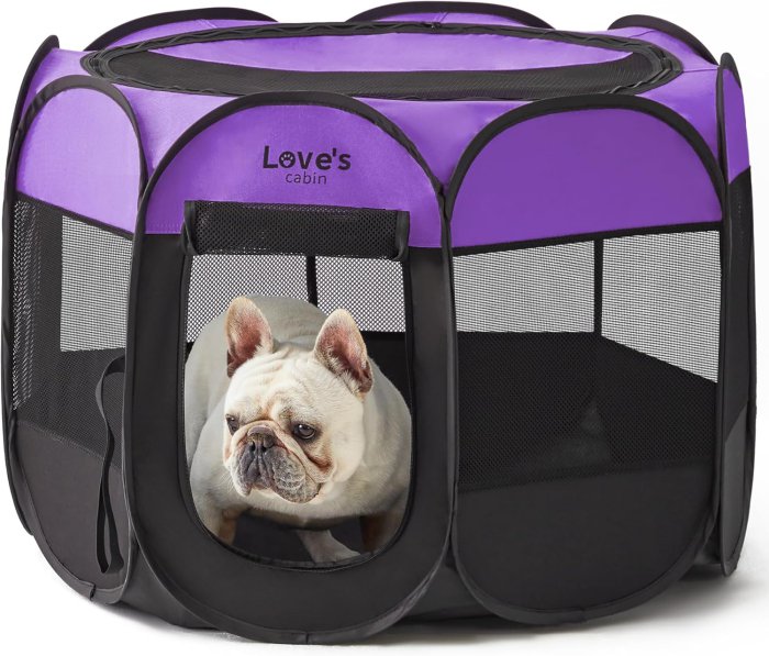 Love's Cabin Portable Pet Playpen