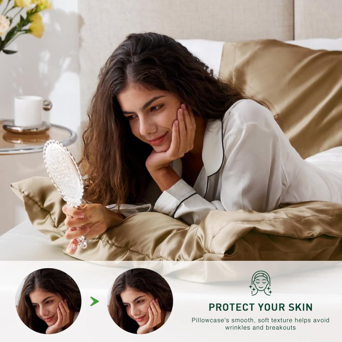 Love's cabin Satin Pillowcase Set (Brown, 20x30 inches) (image 3)