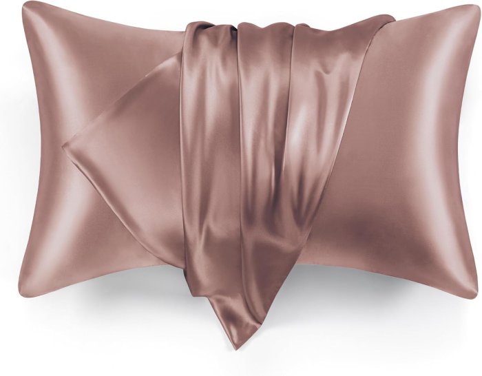 Love's Cabin Satin Pillowcase Set (Burlwood, 20x30 inches)