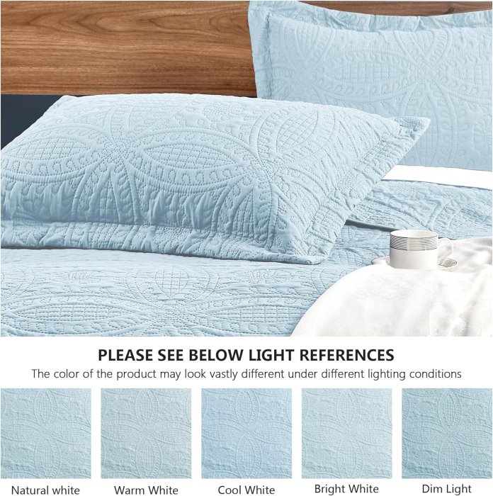 Love's Cabin Spa-Blue Quilt Set (image 5)