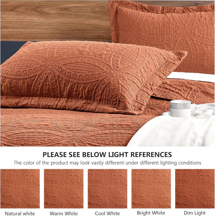 Love's Cabin Umber Bedspread Set (image 5)